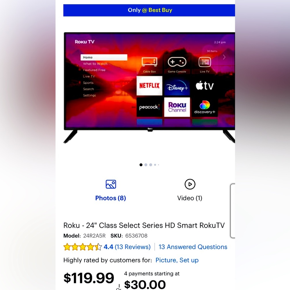 Roku smart TV